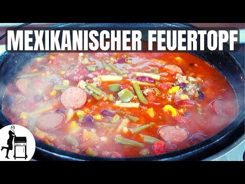 Mexikanischer Feuertopf aus dem Dutch Oven - Soulfood