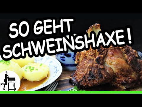 Schweinshaxe mit Soße für alle - Rezept für Grill UND Backofen