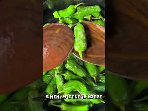 Pimientos de Padron | Bratpaprika Rezept | Die Frau am Grill