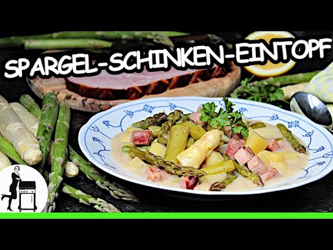 Cremiger Spargel Schinken Eintopf | Die Frau am Grill