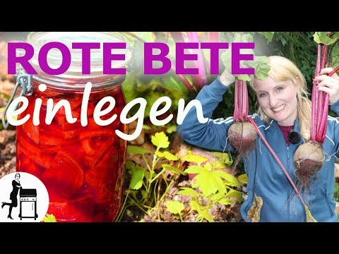 Rote Bete einlegen &amp; einmachen / Rezept / Die Frau am Grill