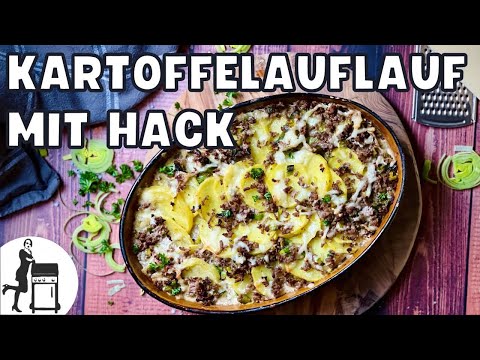 Kartoffelauflauf mit Hackfleisch | Feierabend-Blitz-Rezept | Die Frau am Grill