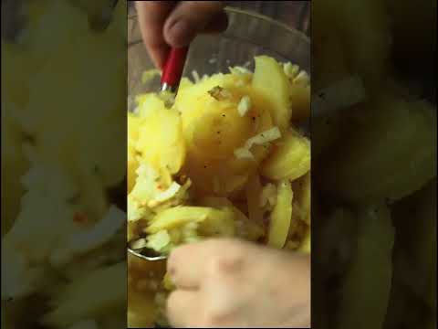 Fraenkischer Kartoffelsalat Die Frau am Grill