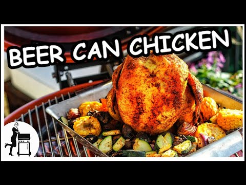 🍻Beer Can Chicken🐔 | Leckere Knoblauch-Variante | Die Frau am Grill🔥