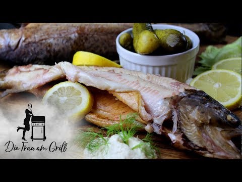 Fisch räuchern - auf dem Grill / einfache Rezept Anleitung