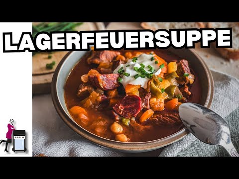 Lagerfeuersuppe – rustikal, deftig und perfekt fürs Outdoor-Kochen!