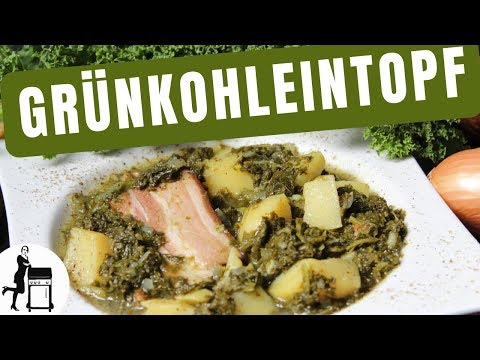 Grünkohl Eintopf Rezept: mit Speck &amp; geräucherten Würsten