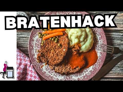 Hackbraten Die Frau am Grill