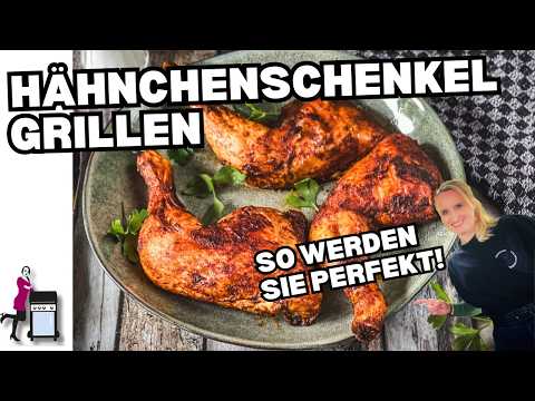 Hähnchenschenkel grillen | außen kross und innen saftig