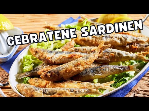 Sardinen braten - Die Frau am Grill
