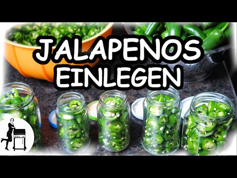 Jalapenos einlegen – für Burger &amp; Hot Dogs &amp; Pizza | eingelegte Jalapenos | Chili einlegen |
