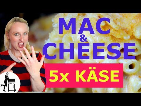Mac and Cheese Rezept / Der amerikanische Käse-Nudelauflauf / 5-fach Käse