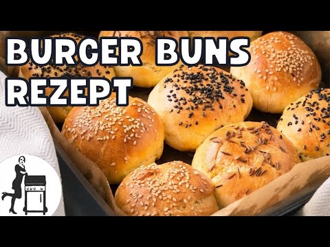 Burger Buns selber machen | Rezept | Die Frau am Grill