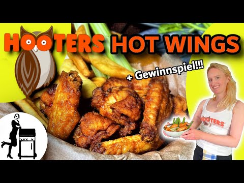 Hooters Hot Wings | Chicken Wings frittieren | Die Frau am Grill
