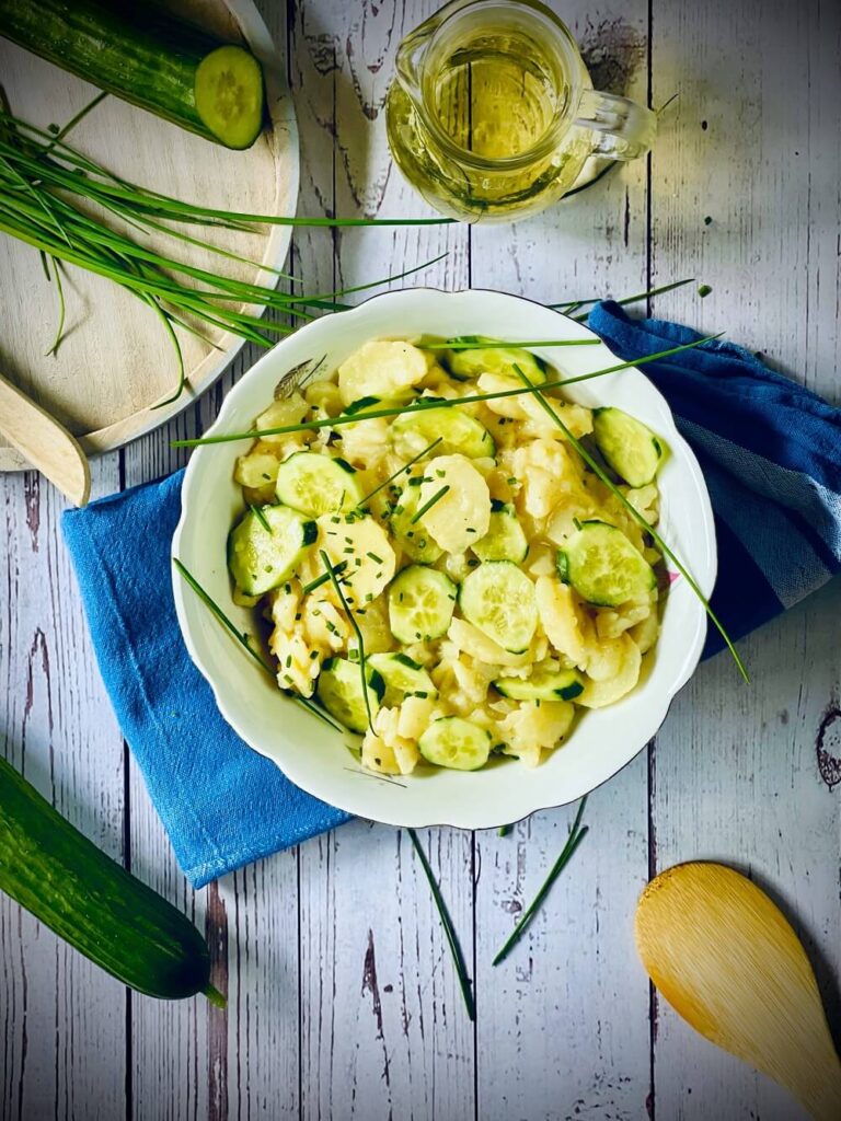 Kartoffelsalat mit Gurke