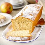 apfelkuchen in der kastenform
