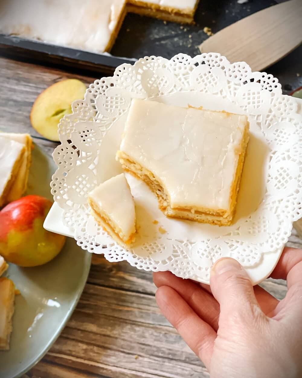 apfelmuskuchen blech rezept