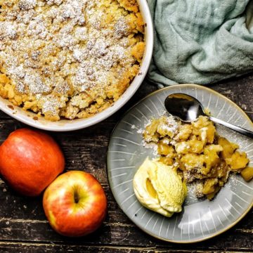apple crumble rezept