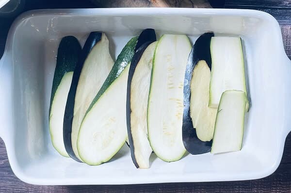 Auberginen Zucchini Auflauf | der Sommerauflauf