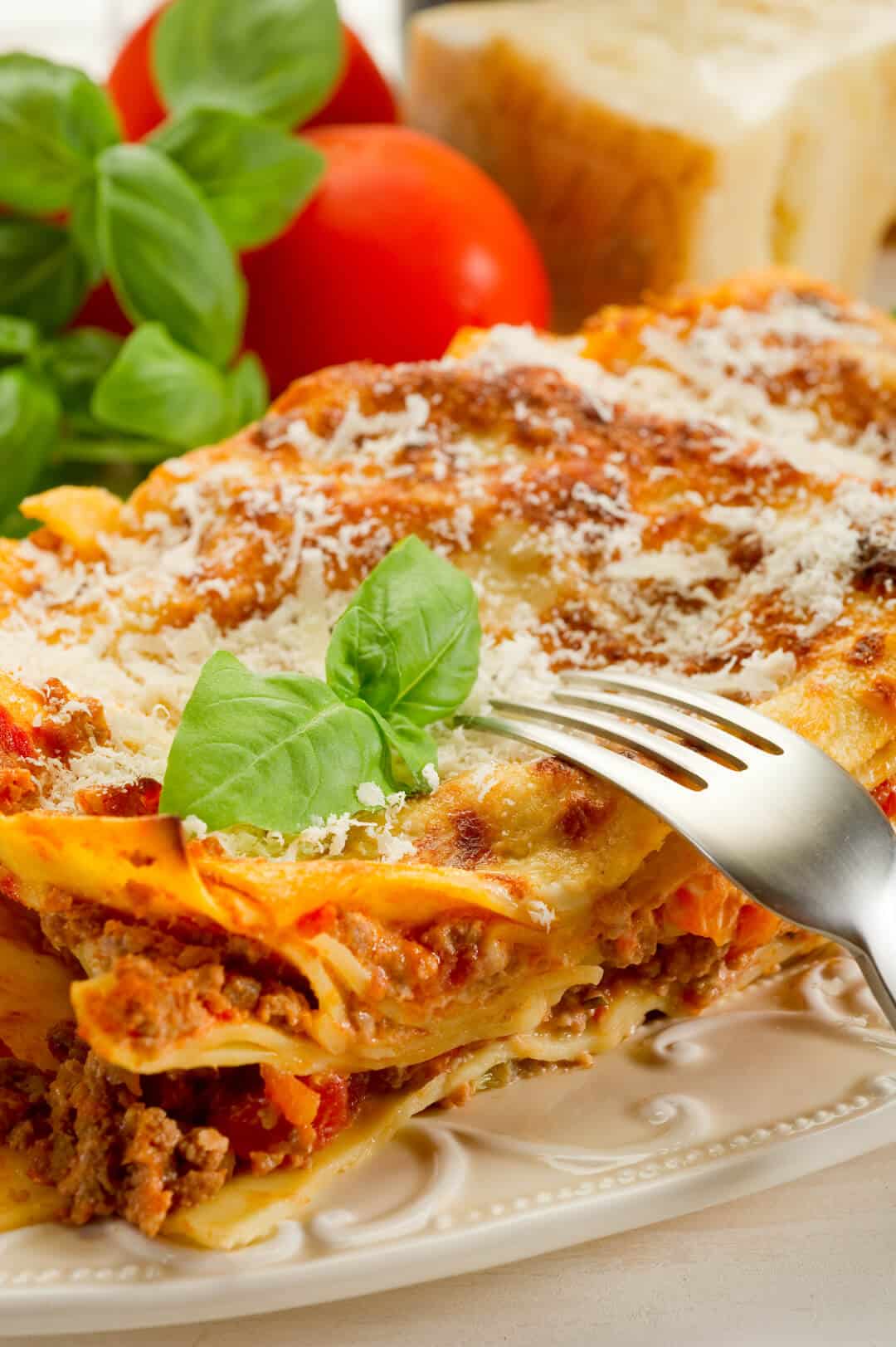 aufgewaermte lasagne