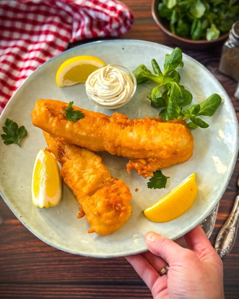 Backfisch Bierteig Heiãƒåluftfritteuse