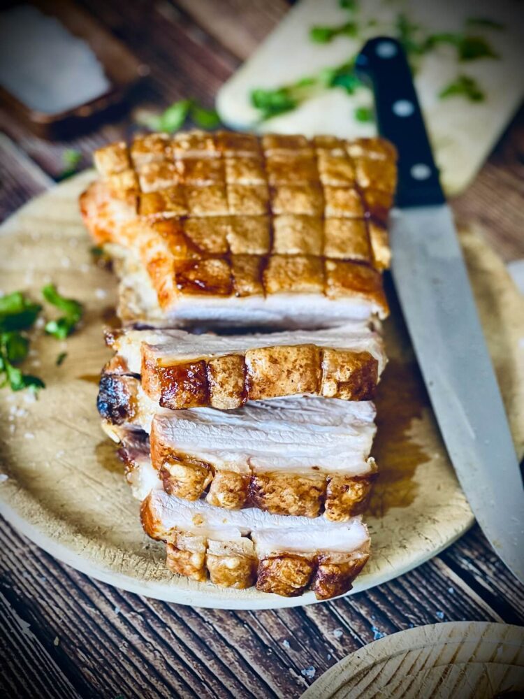 Schweinebauch Am Stuck Grillen