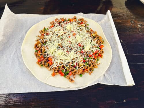 Blätterteig mit Hackfleisch | schneller Hackstrudel