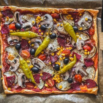 blaetterteig pizza