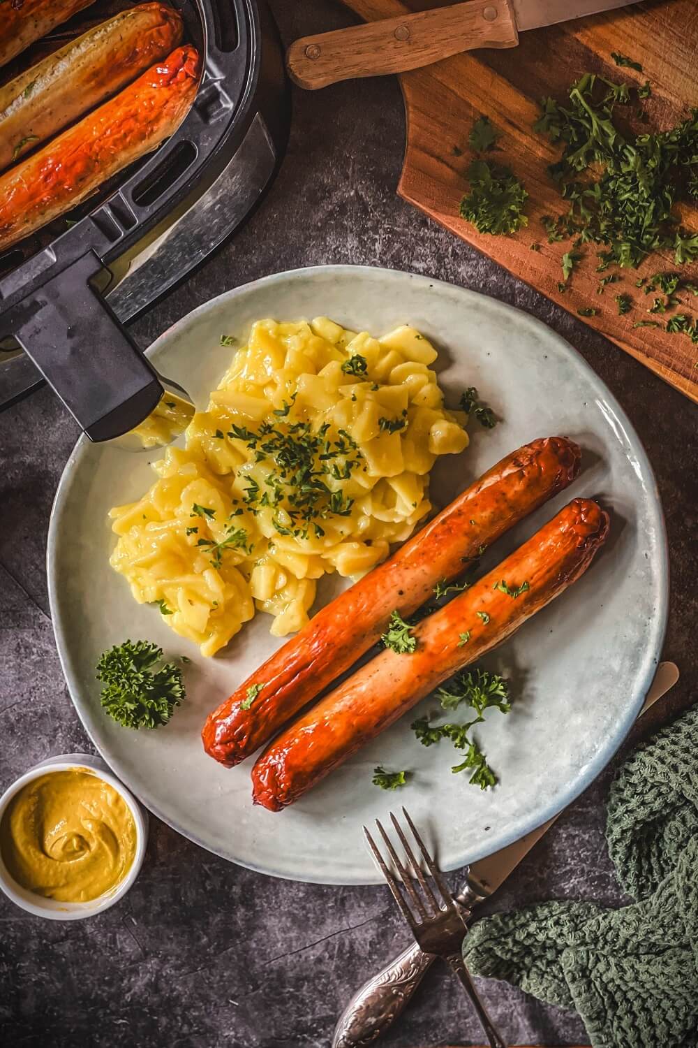 bratwurst heissluftfritteuse