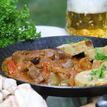brauhaus gulasch rezept - die frau am grill