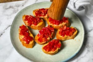 bruschetta rezept schritt 7