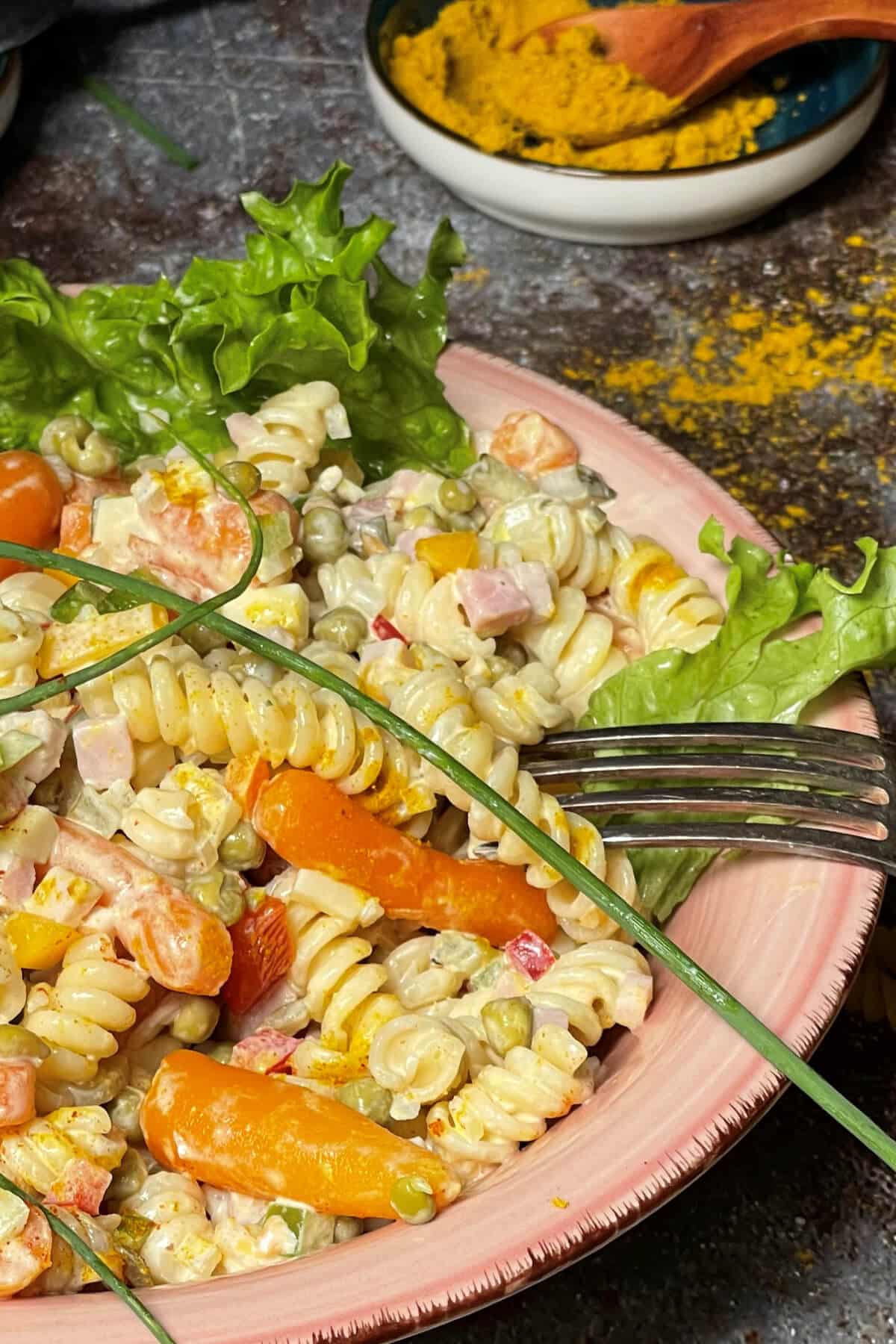 bunter nudelsalat