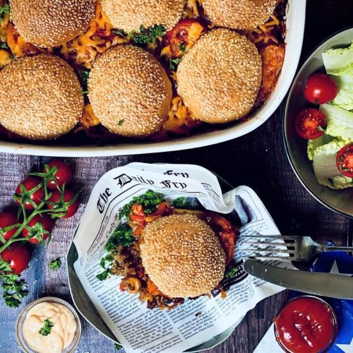 cheeseburger auflauf rezept