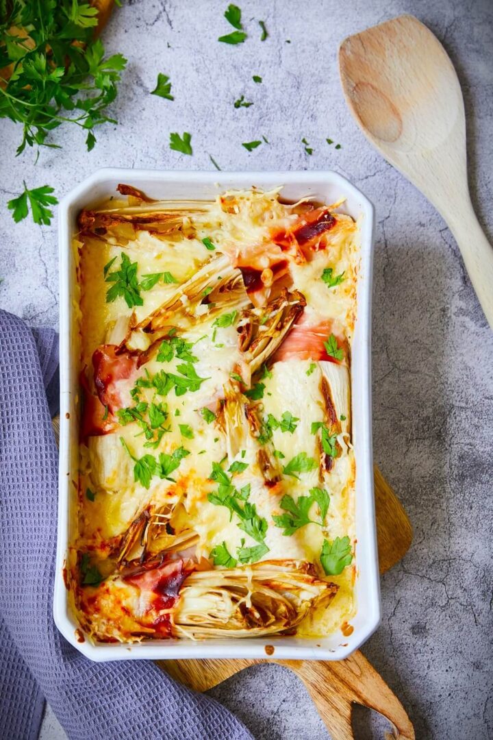 Chicorée überbacken | lecker Familien Auflauf