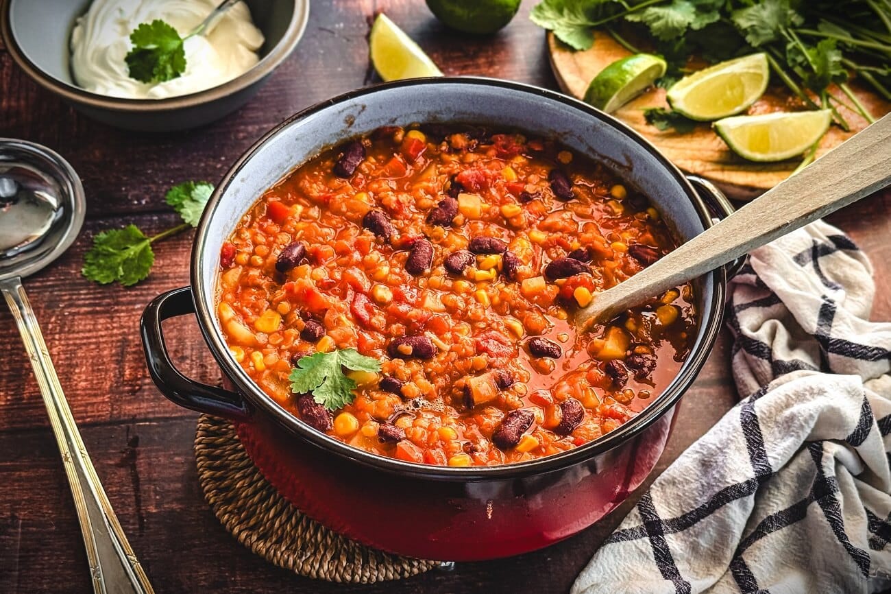 Chili sin carne Rezept | einfach und schnell