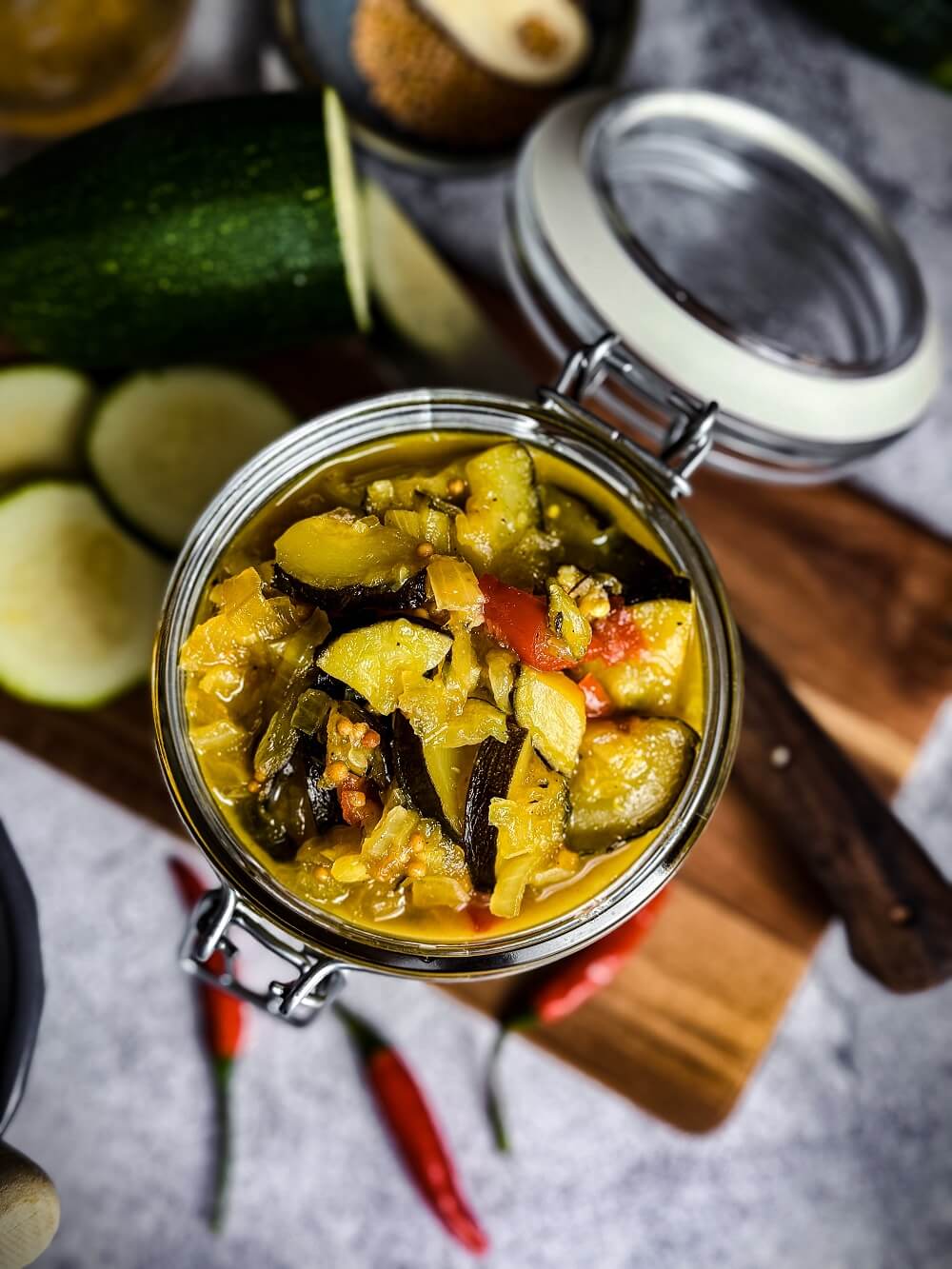 chutney mit zucchini
