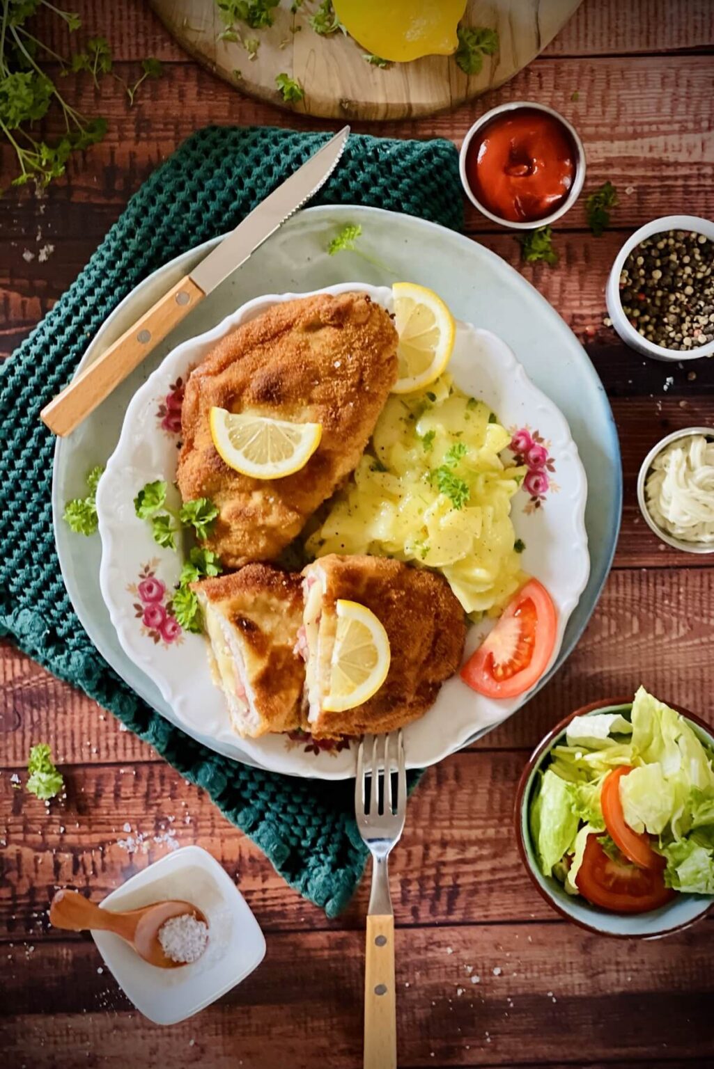Cordon Bleu | Gefülltes Schnitzel