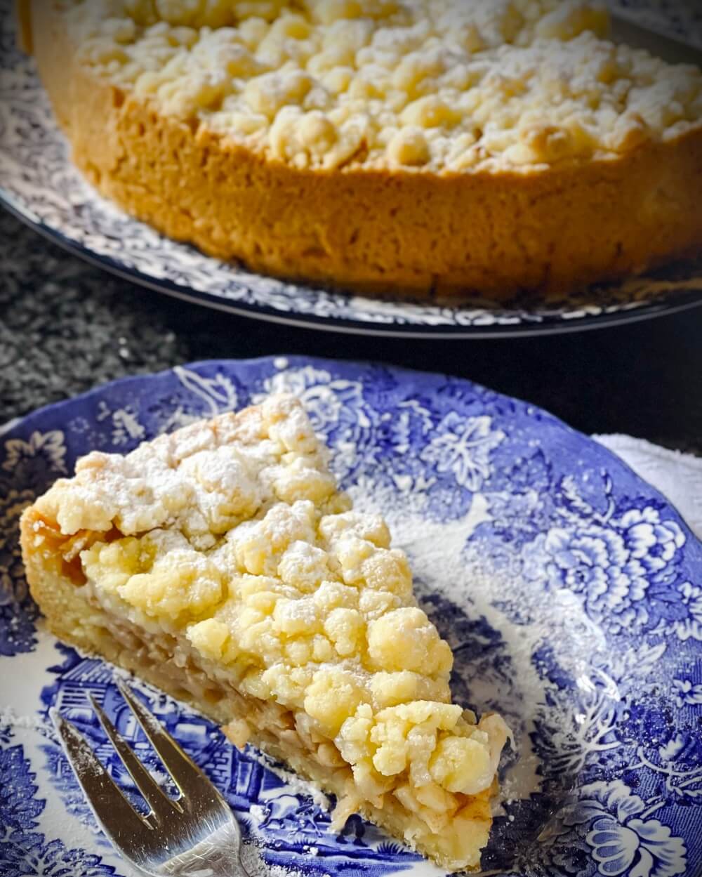 einfacher apfelkuchen mit streusel