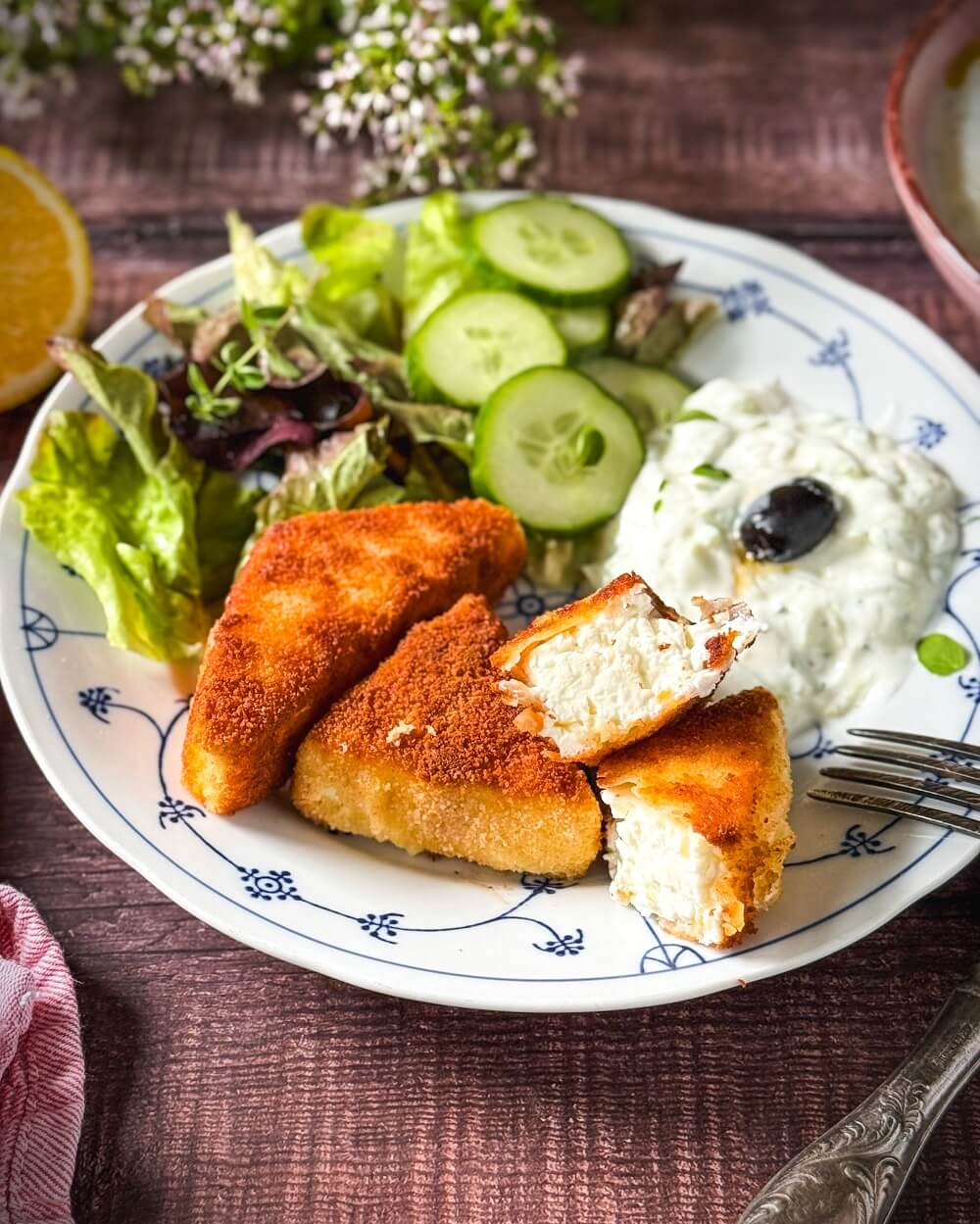 feta saganaki