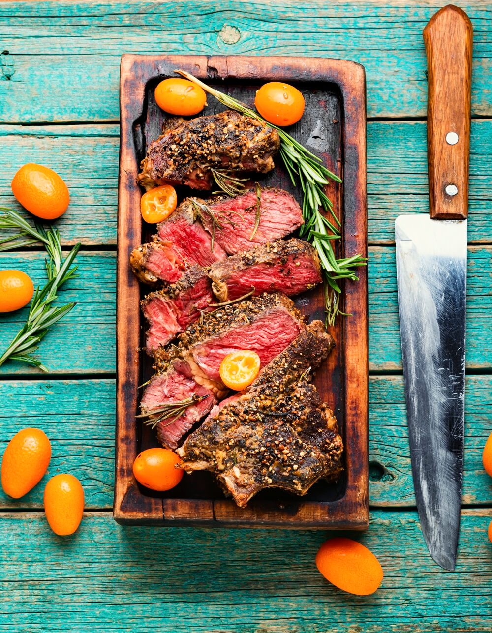 fleisch mit rub gewuerzt