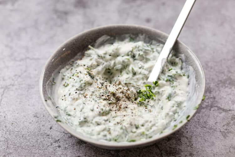 Folienkartoffeln mit Kräuterquark