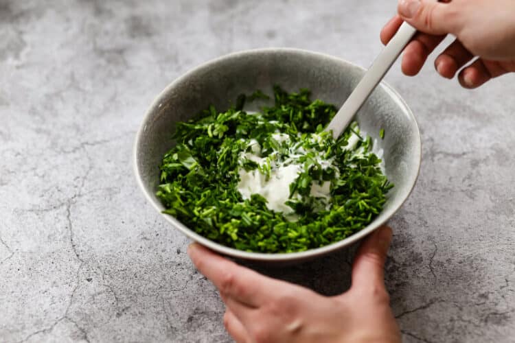 Folienkartoffeln mit Kräuterquark