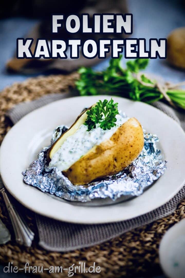 Folienkartoffeln mit Kräuterquark