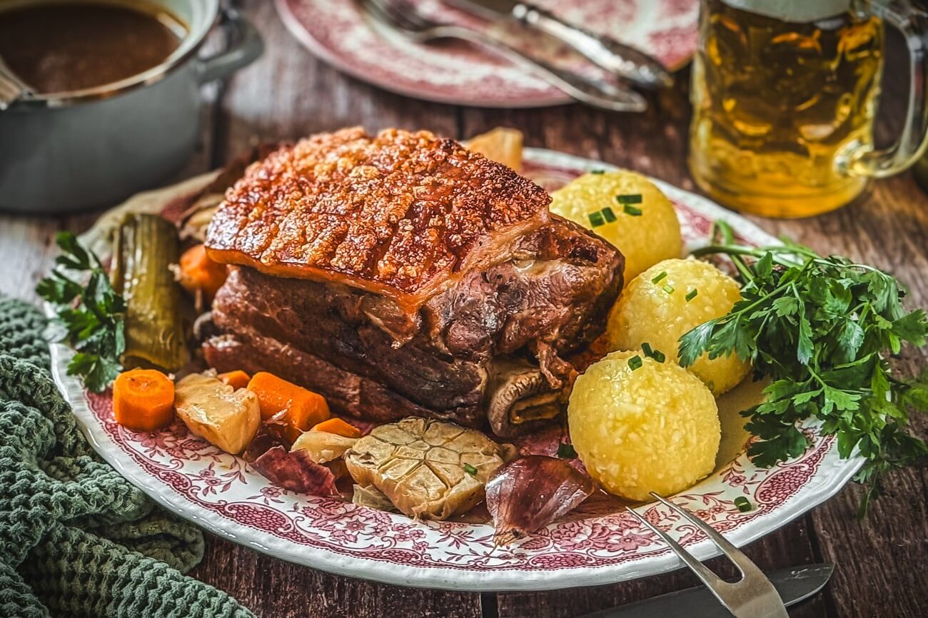 Fränkisches Schäufele | krosse Schwarte & lecker Soße