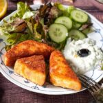gebackener feta saganaki rezept