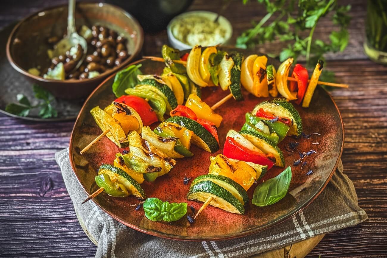 gemuesespiesse grillen