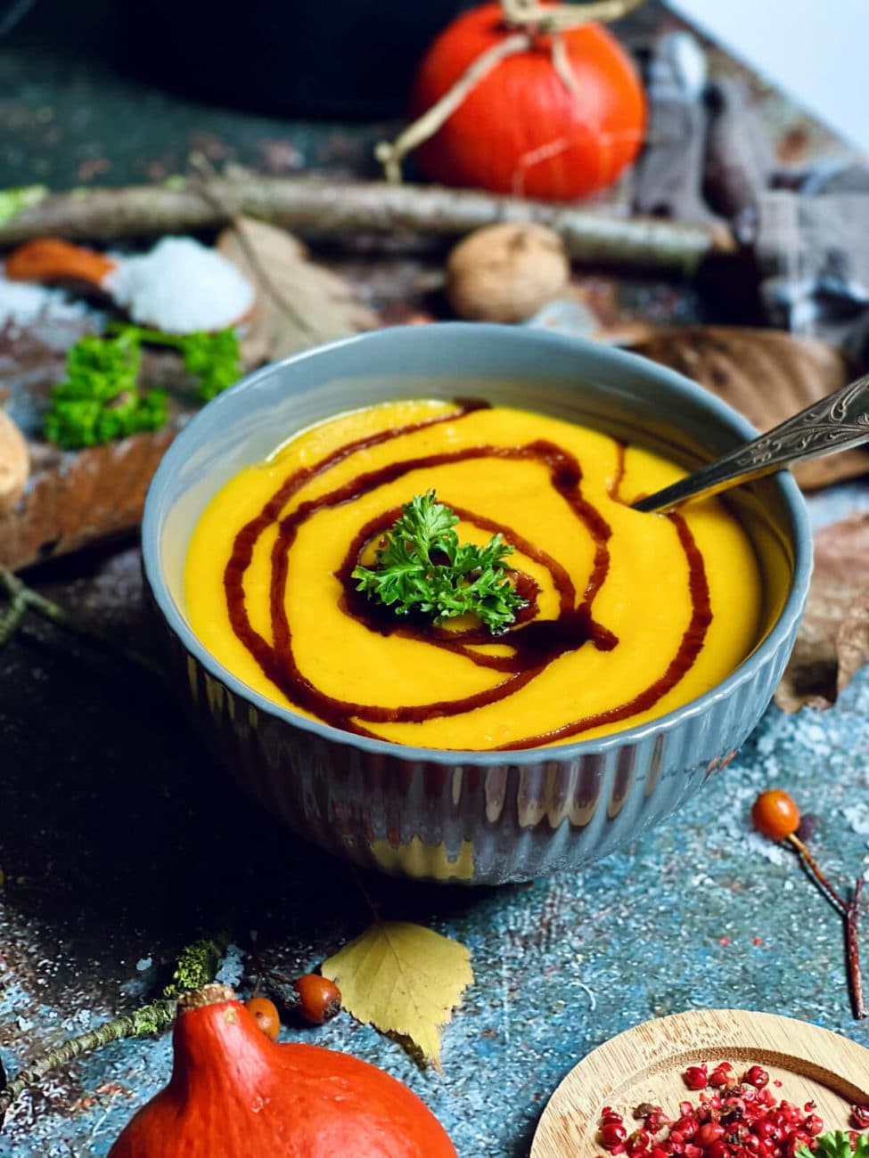Klassische Kürbissuppe | Einfach, flott und lecker | diefrauamgrill