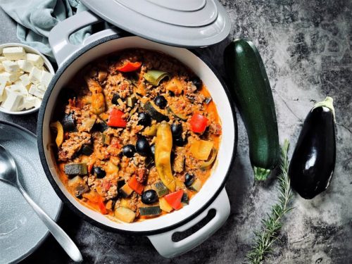 griechischer hackfleischeintopf - rezept -die frau am grill