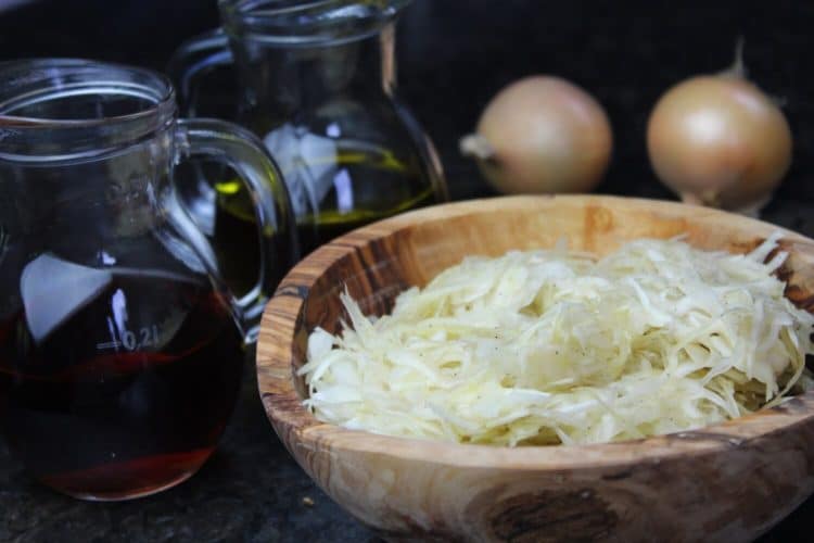 griechischer krautsalat rezept - die frau am grill