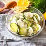 gurkensalat mit saurer sahne